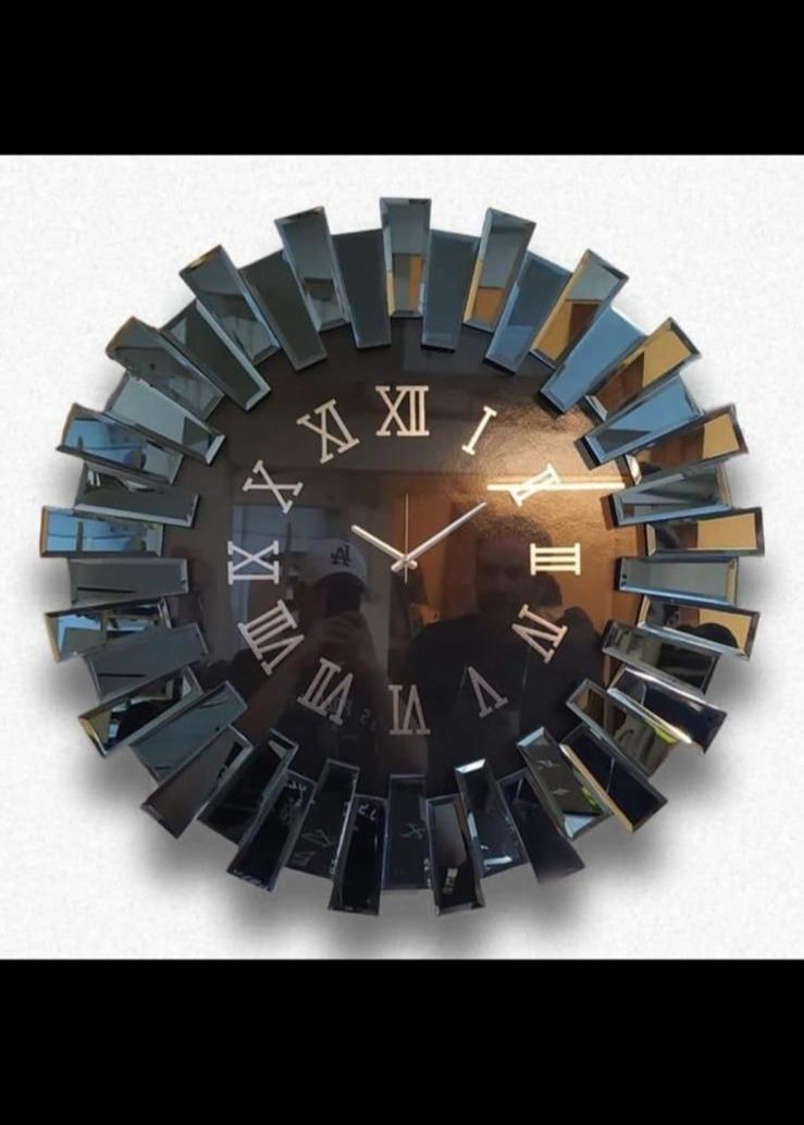 LÜKS AYNALI DUVAR SAATİ